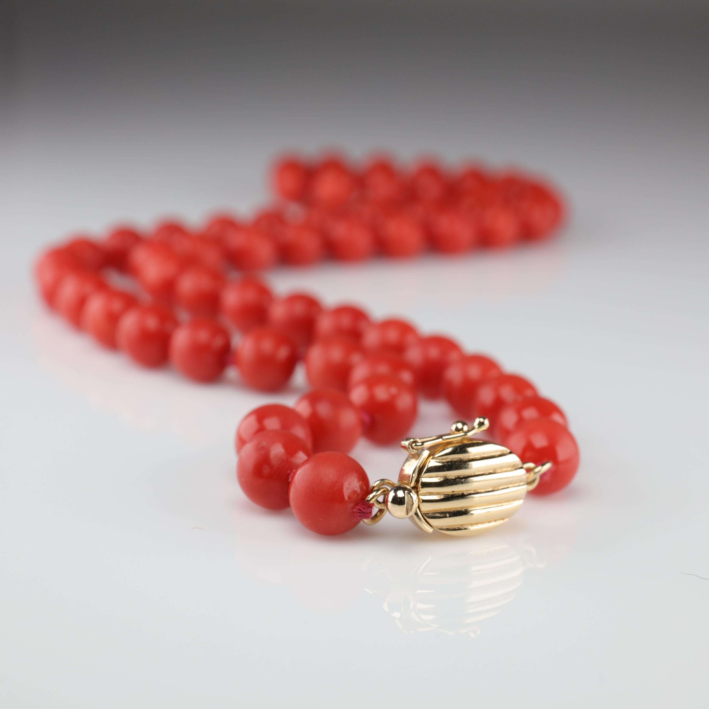 Gump's Fine Coral Necklace Is Exquisite and Rare 3