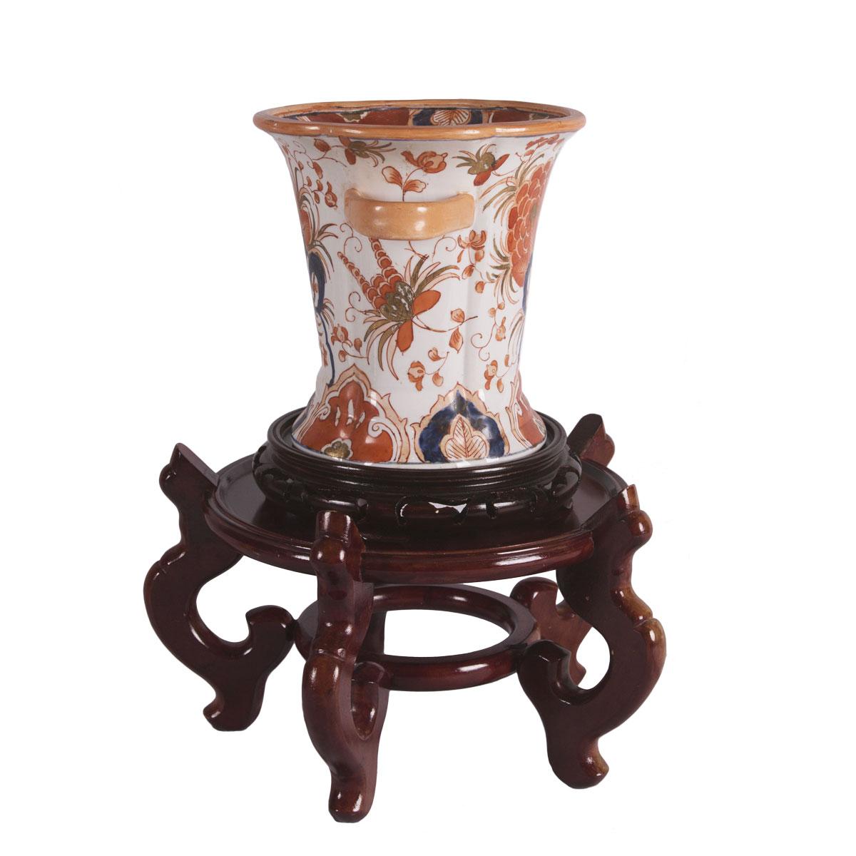 Women's or Men's Gump's Hand Painted Porcelain Vase