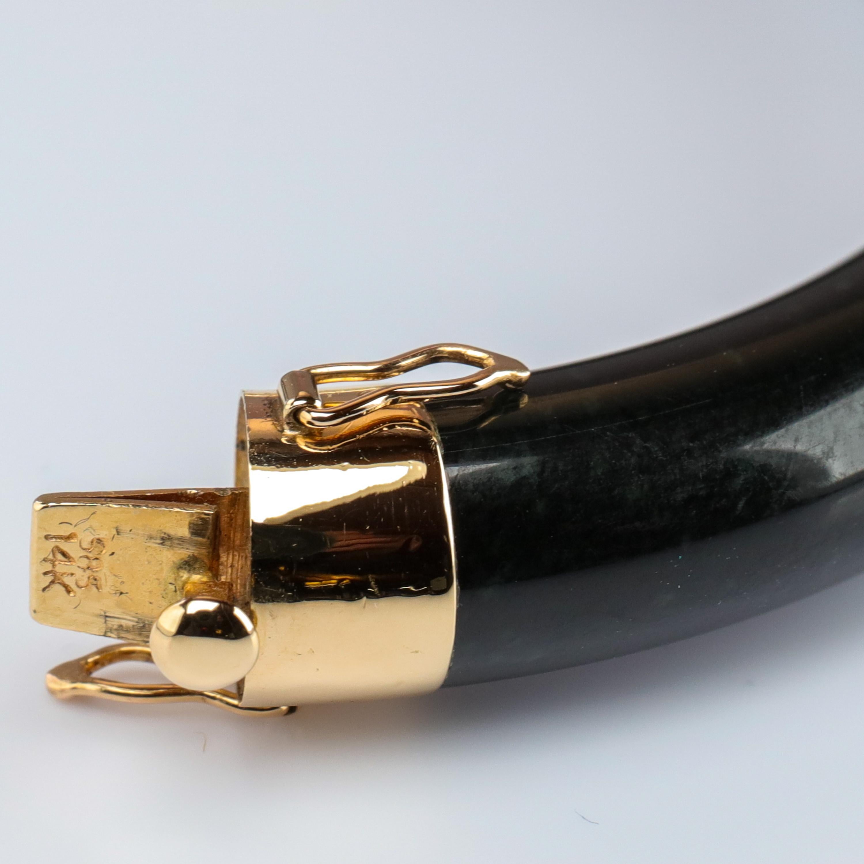 black jade bangle bracelet