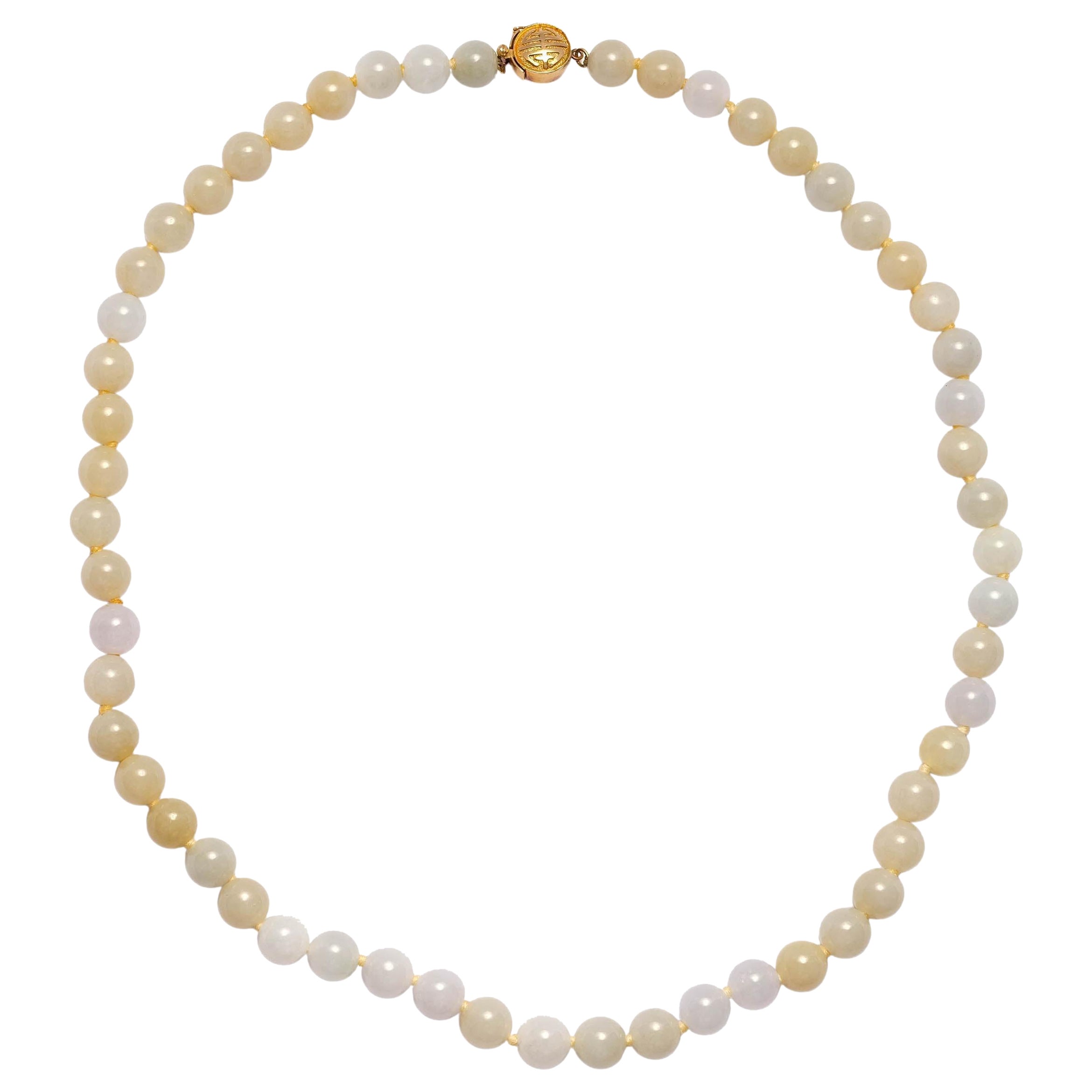 Gump
s Jade Necklace Midcentury