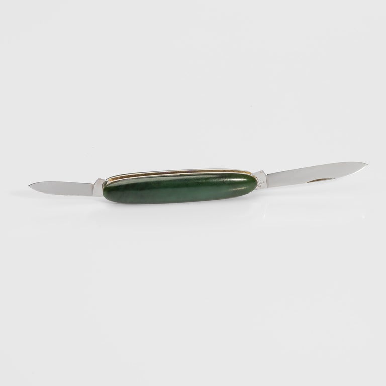 Gump's Jade Pocket Knife at 1stDibs