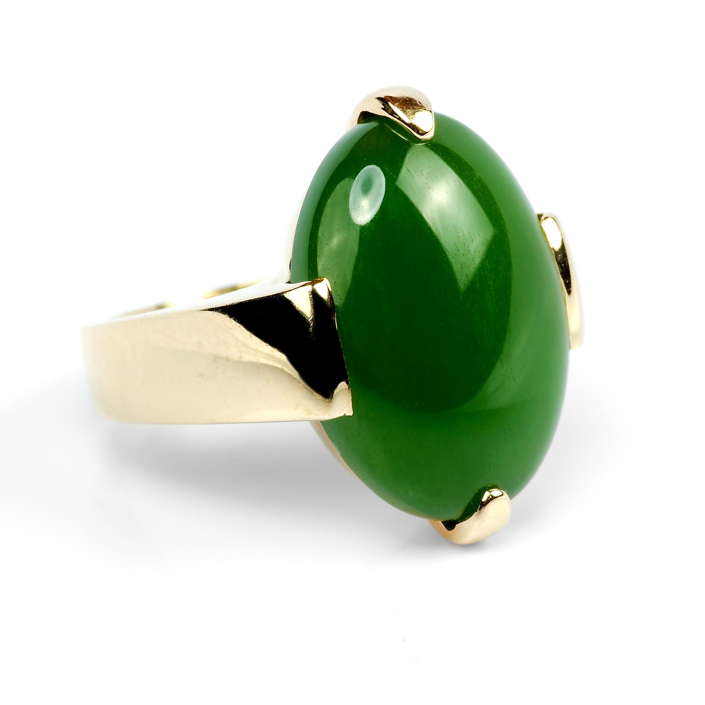 Modern Gump's Jade Ring Iconic and Scarce