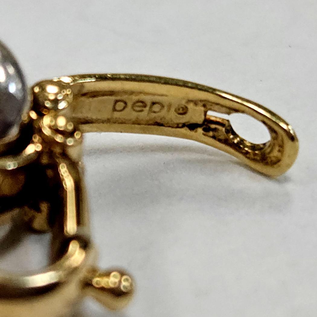 Bracelet Pepi de Gump - Argent et or jaune 18 carats, 31,2 g Unisexe en vente