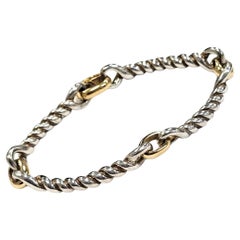 Bracciale Pepi di Gump - Argento Sterling e oro giallo 18K, 31,2g