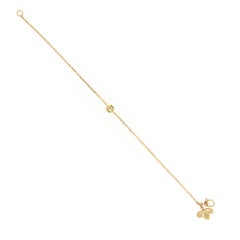 Gumuchian 18 Karat Yellow Gold Honeybee "B" Honeycomb Motif Bracelet