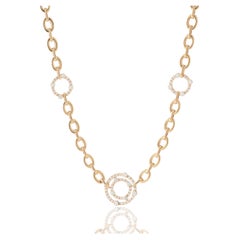 Gumuchian Carousel Diamond Convertible 18k Rose Gold Necklace & Bracelet 