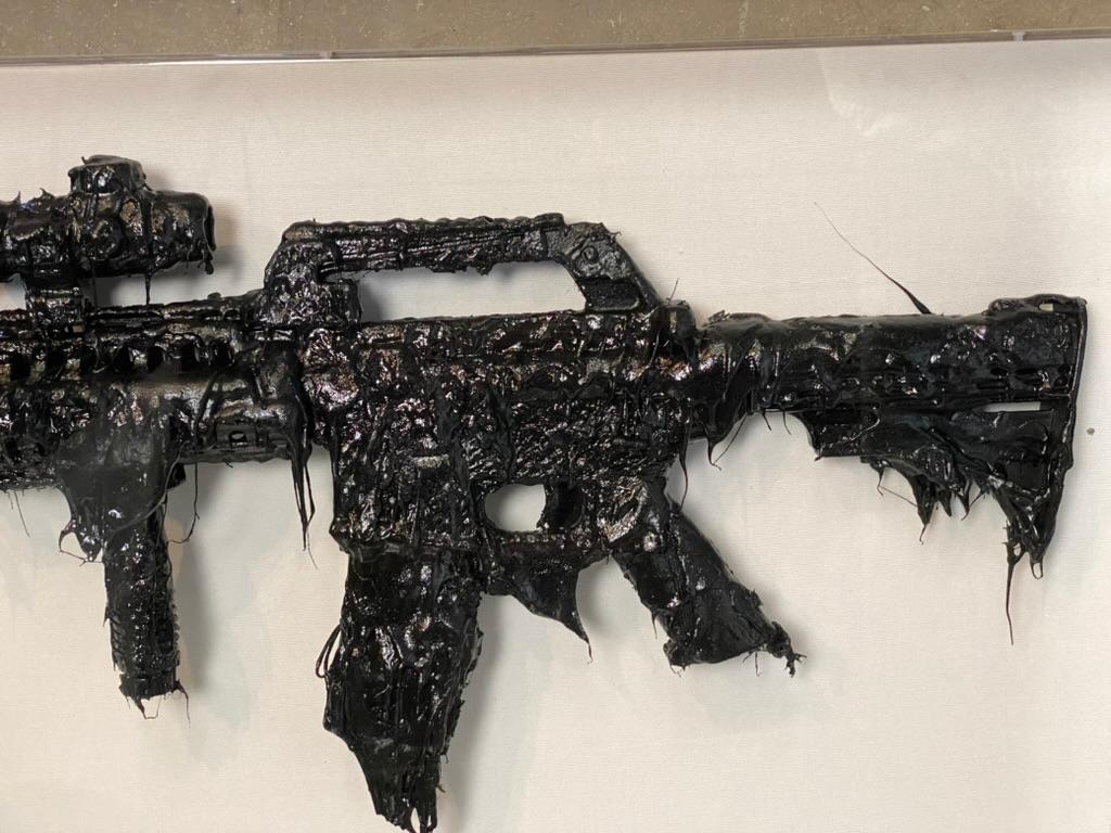 American  Gun  Black   Tar   Replica ,  Art For Sale