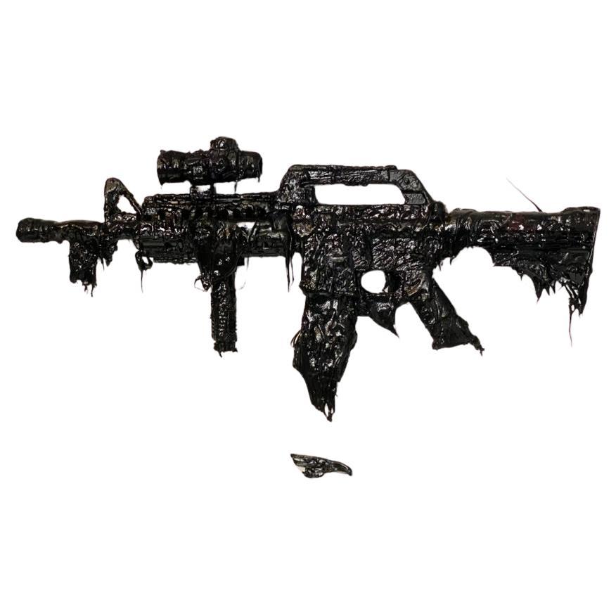  Gun  Black   Tar   Replica ,  Art For Sale