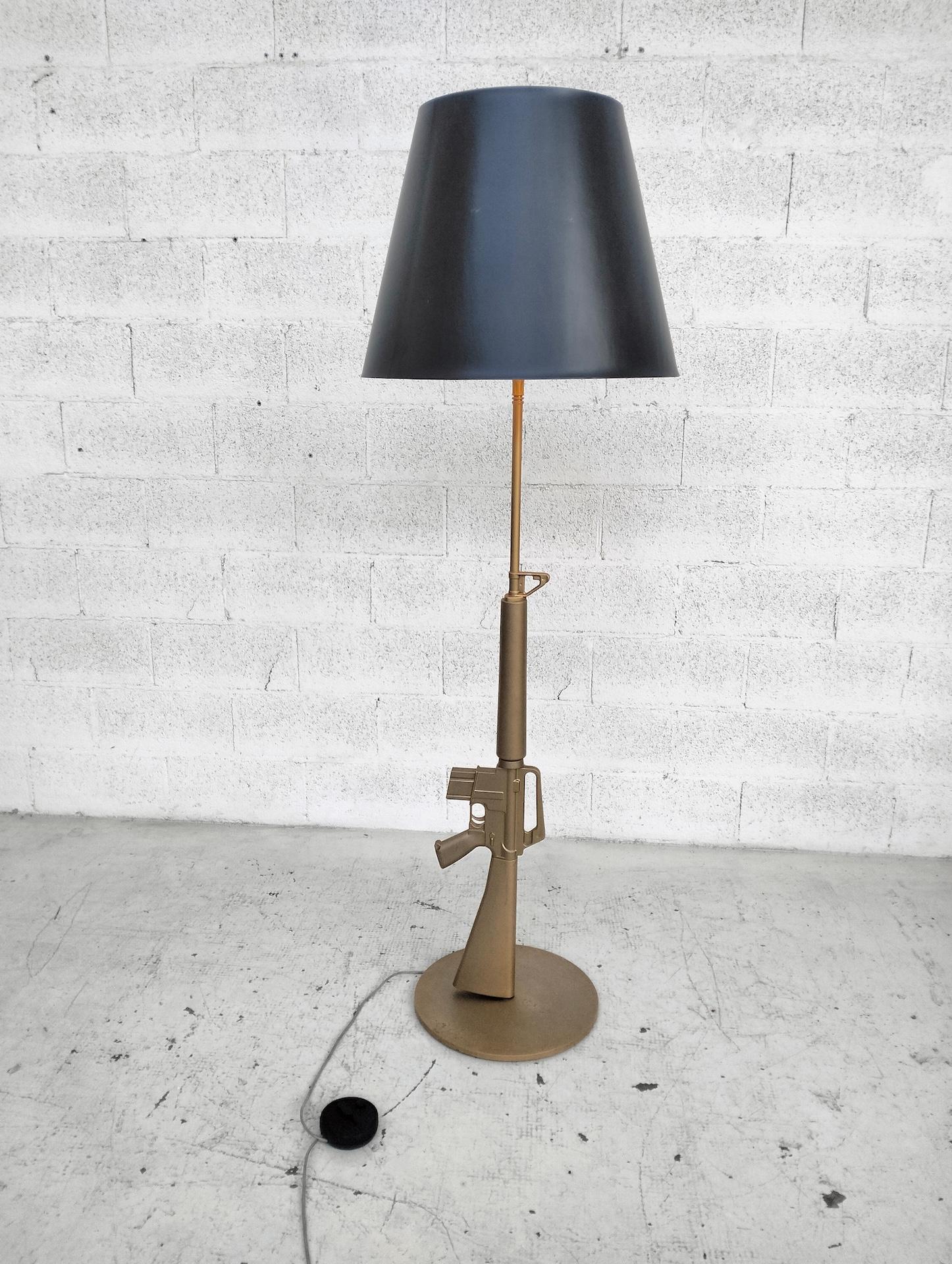 Aluminum “Gun” floor lamp by Philippe Starck  for Flos, 2000s For Sale