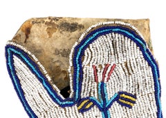 Antique Sioux Gun Holster, Plains Indian Native American Beadwork, Circa 1890