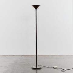 Gun metal uplighter floor lamp by Jacques Grange for Maison Meilleur for YSL