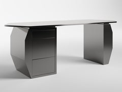 Gun Metal Y Desk by Kelly Boukobza