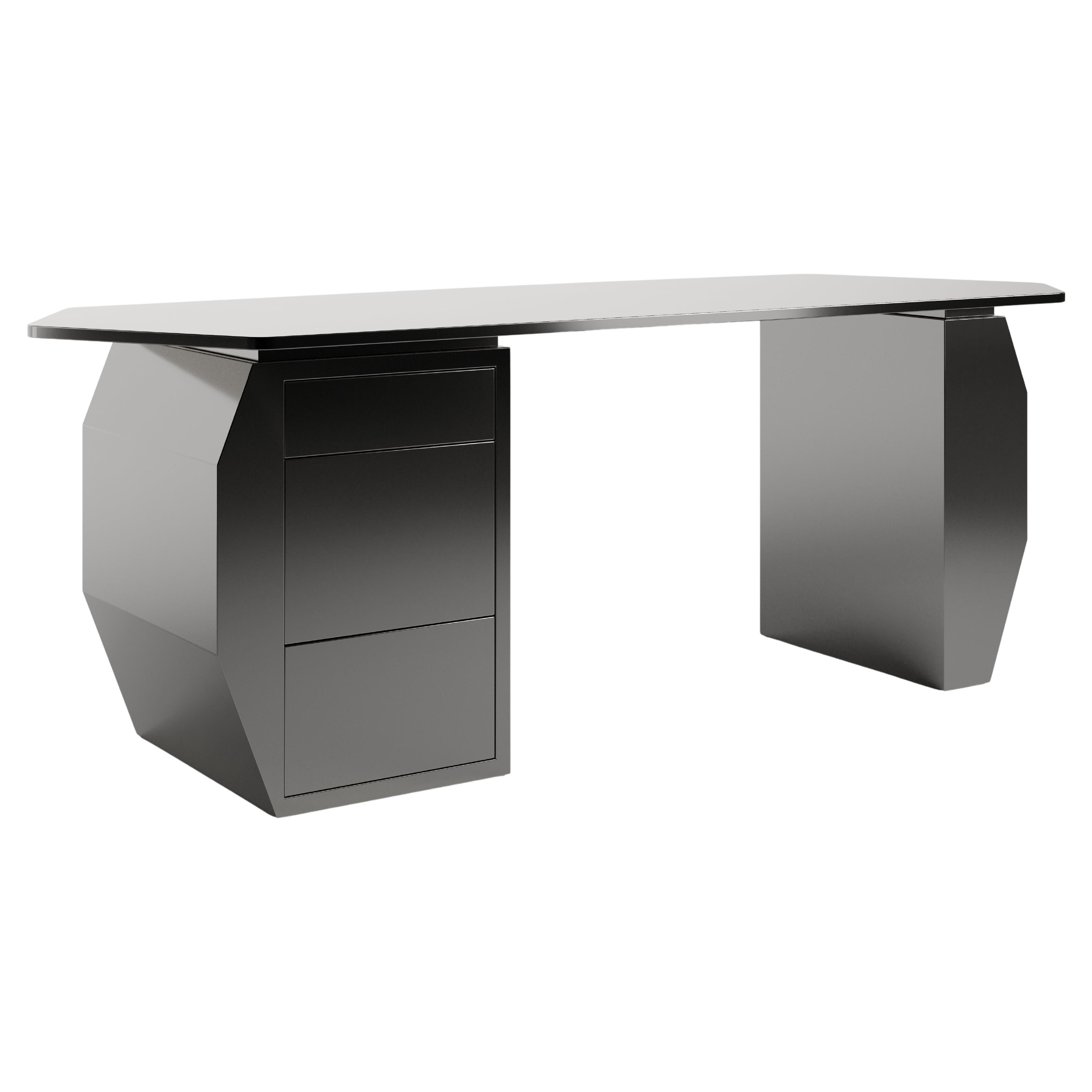 Gun Metal Y Desk by KY ARCHITECTURE