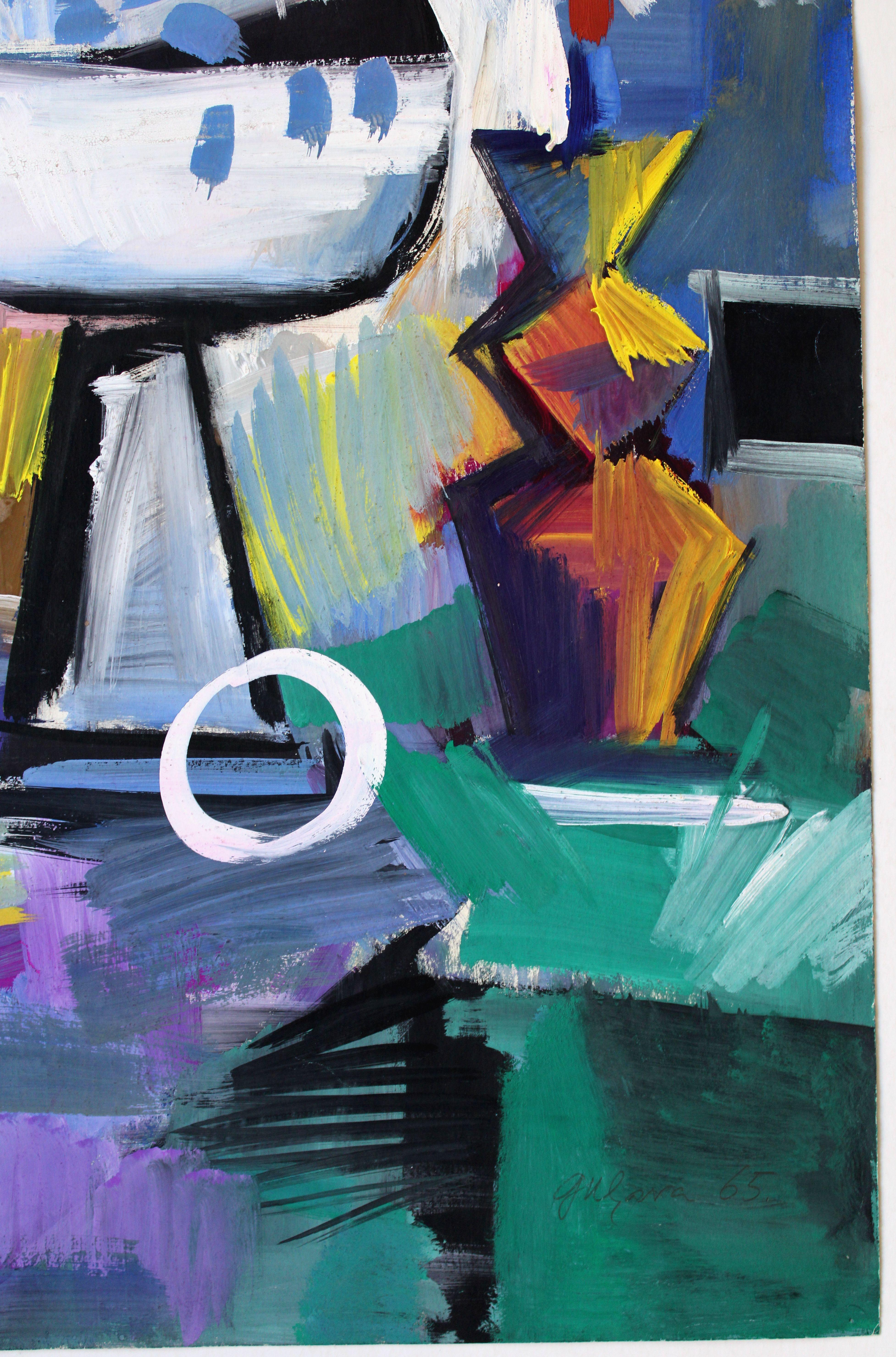 Astratto con vaso. 1965, carta, gouache, 79 x 59,5 cm

Gunars Klava (1933 - 1989)

Gunars Klava è nato nel 1933 a Priekule.
1953 - si diploma alla Scuola d'Arte J. Rosenthal
1964 - inizia a partecipare a mostre d'arte
1970 - Si laurea presso