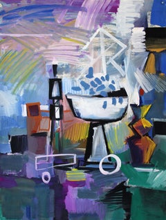 Astratto con vaso. 1965, carta, guazzo, 79 x 59, 5 cm