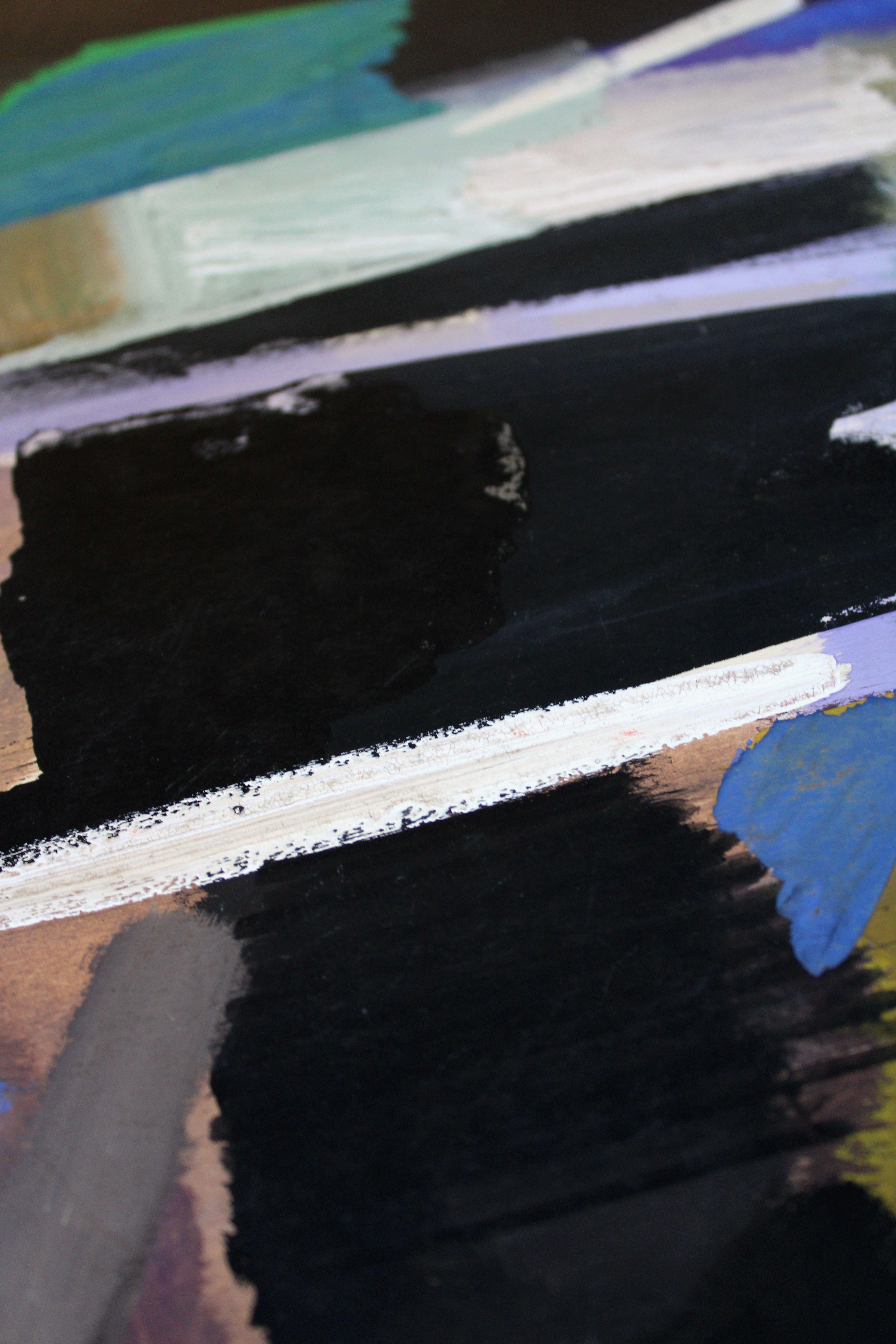Abstraction 1. 1964, paper, gouache, 83 x 59, 5 cm For Sale 5