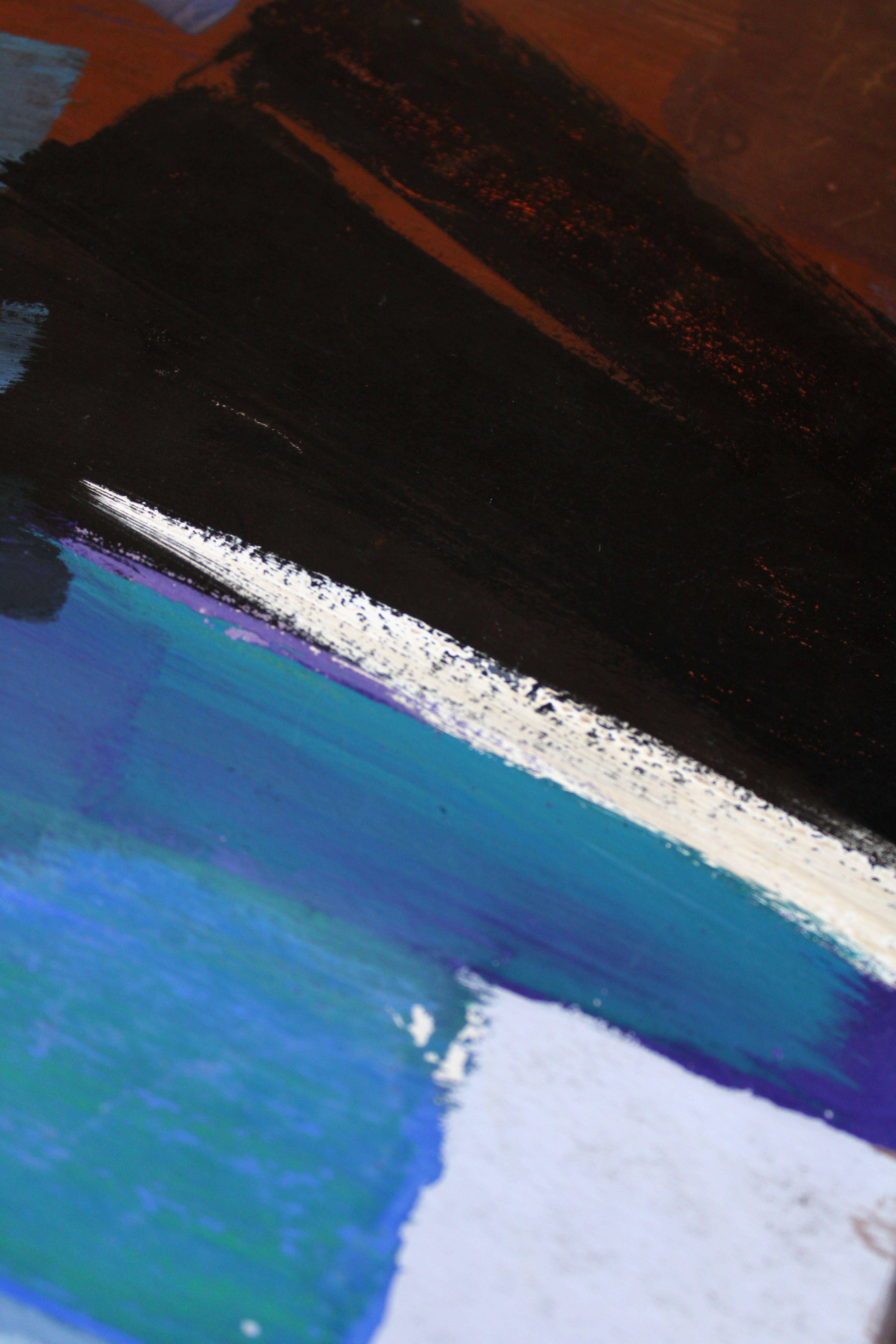 Abstraction 1. 1964, paper, gouache, 83 x 59, 5 cm For Sale 6