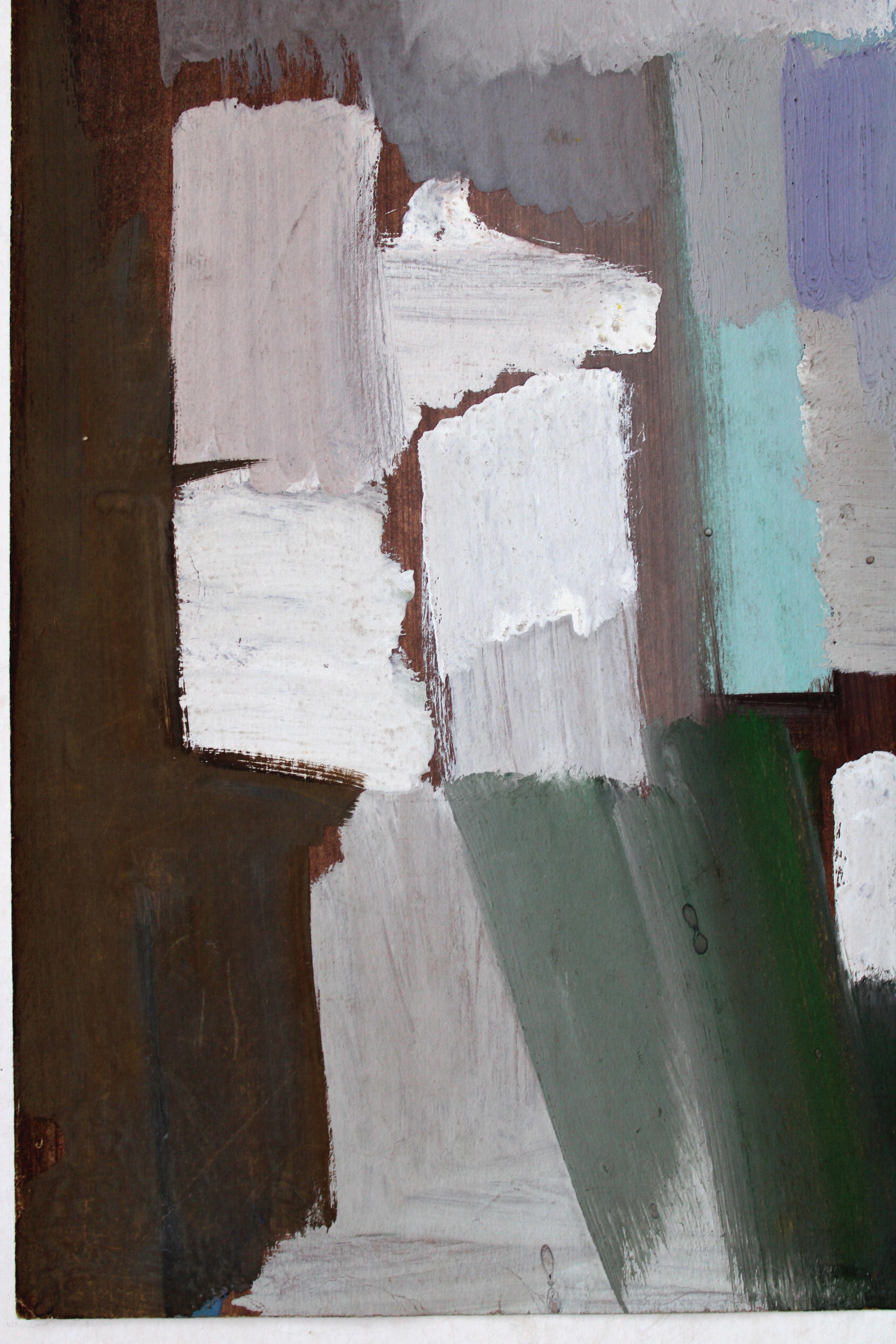 Abstraction 1. 1964, paper, gouache, 83 x 59, 5 cm For Sale 2
