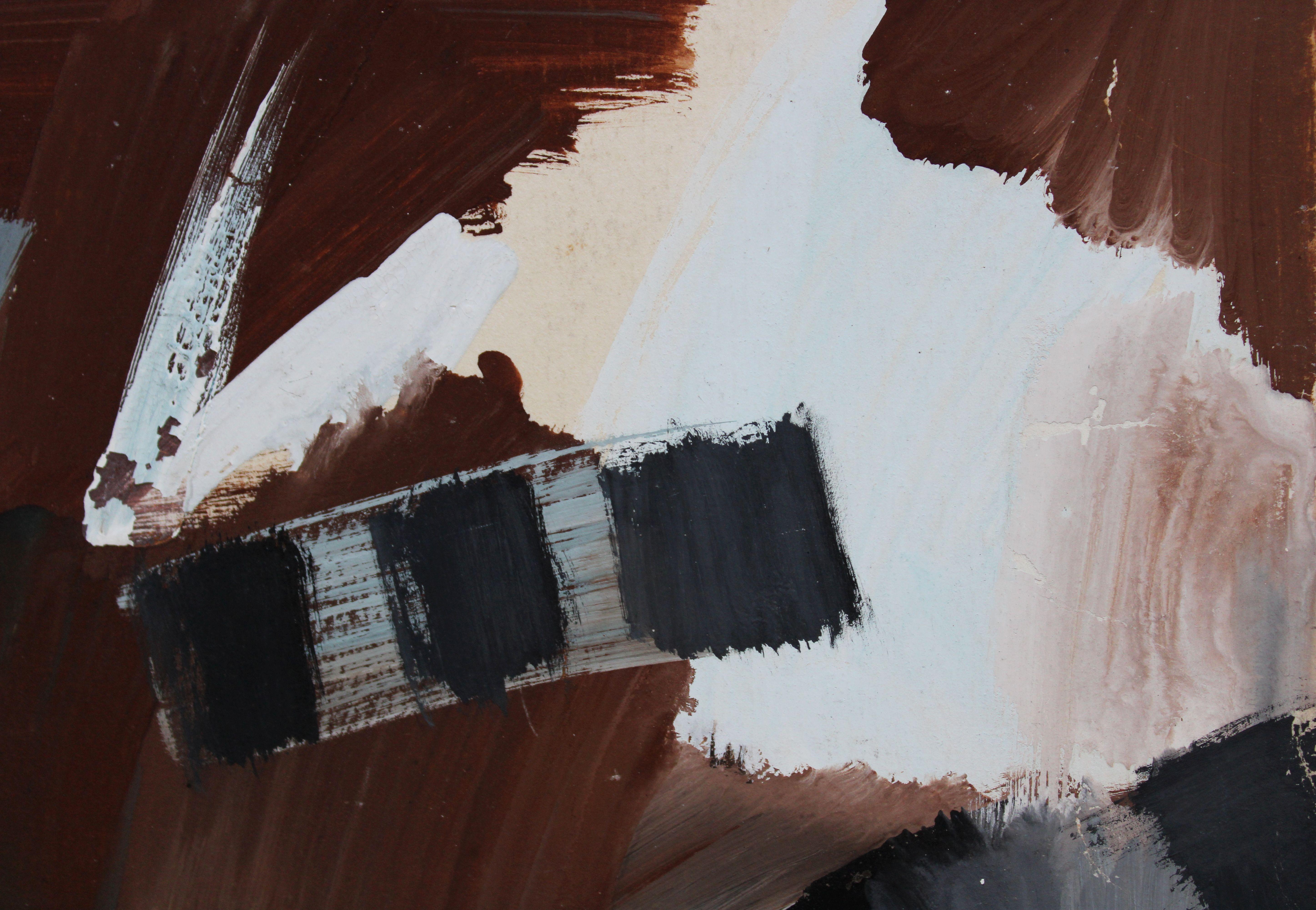 Abstraction. 1966, paper, gouache, 44 x 32 cm For Sale 1