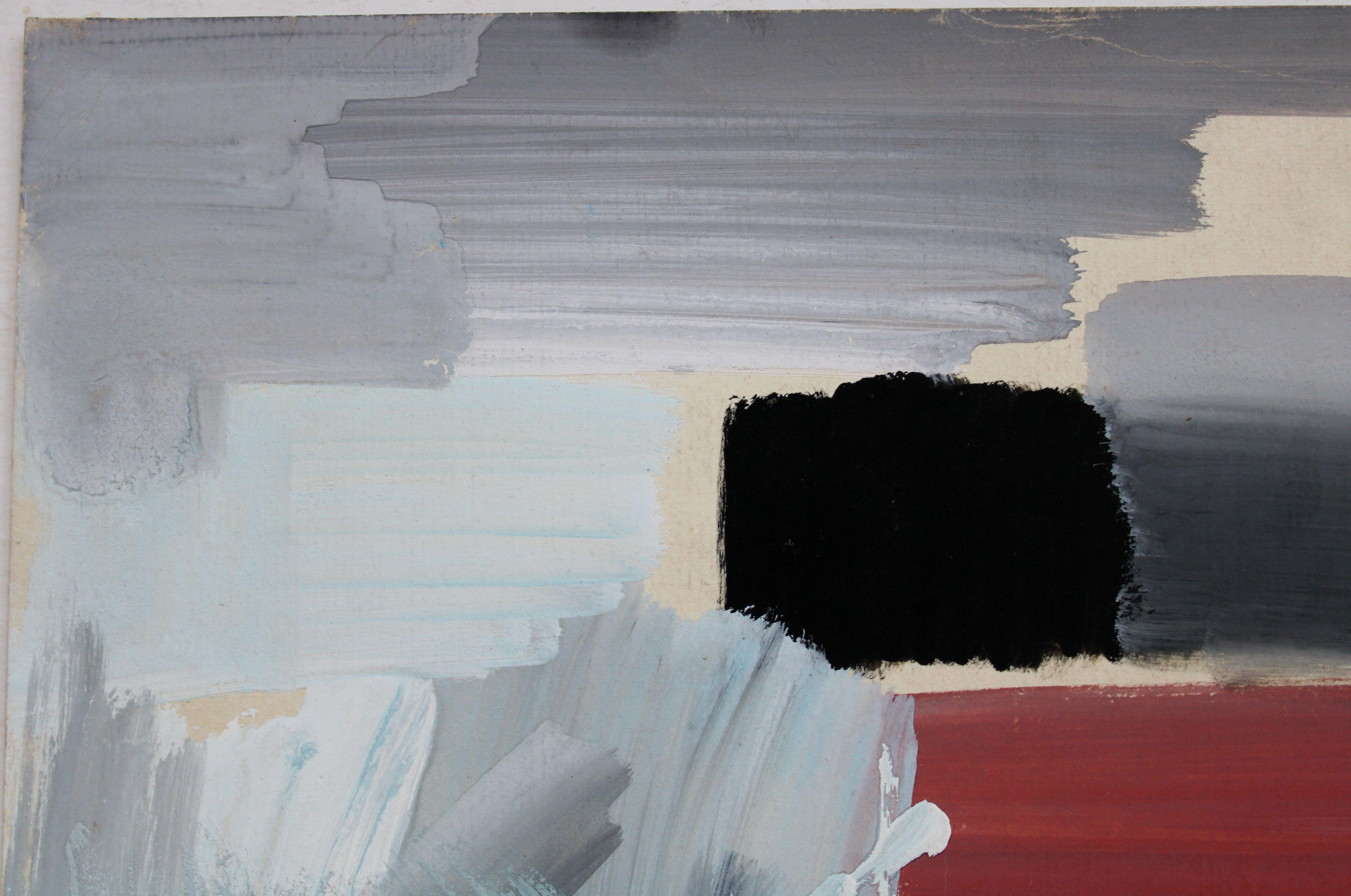 Abstraction. 1966, paper, gouache, 44 x 32 cm For Sale 3