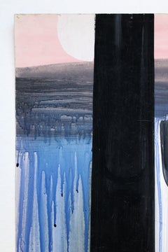 Abstracción 3. 1972, papel, gouache, 55x35 cm