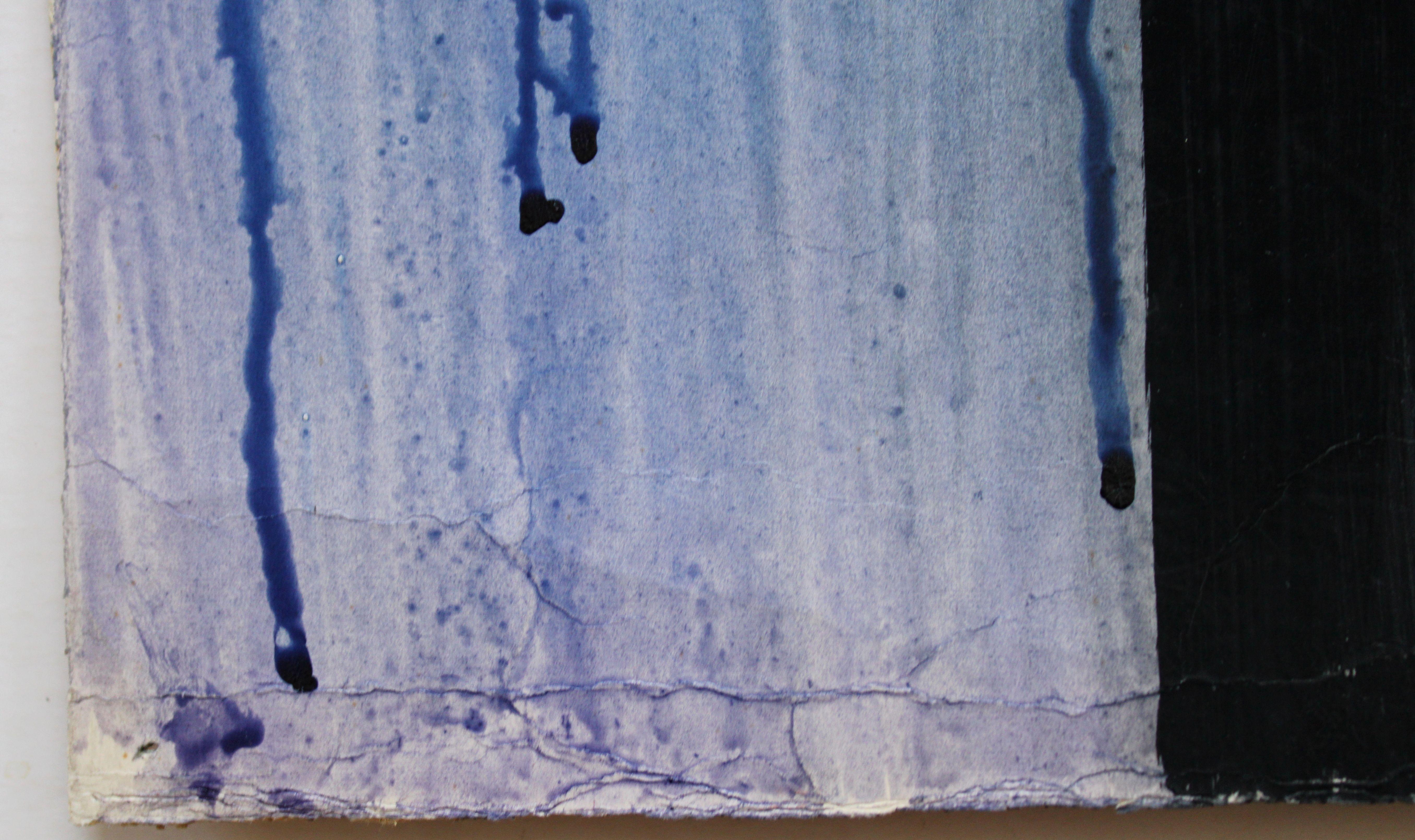 Astrazione 3. 1972, carta, gouache, 55x35 cm in vendita 1