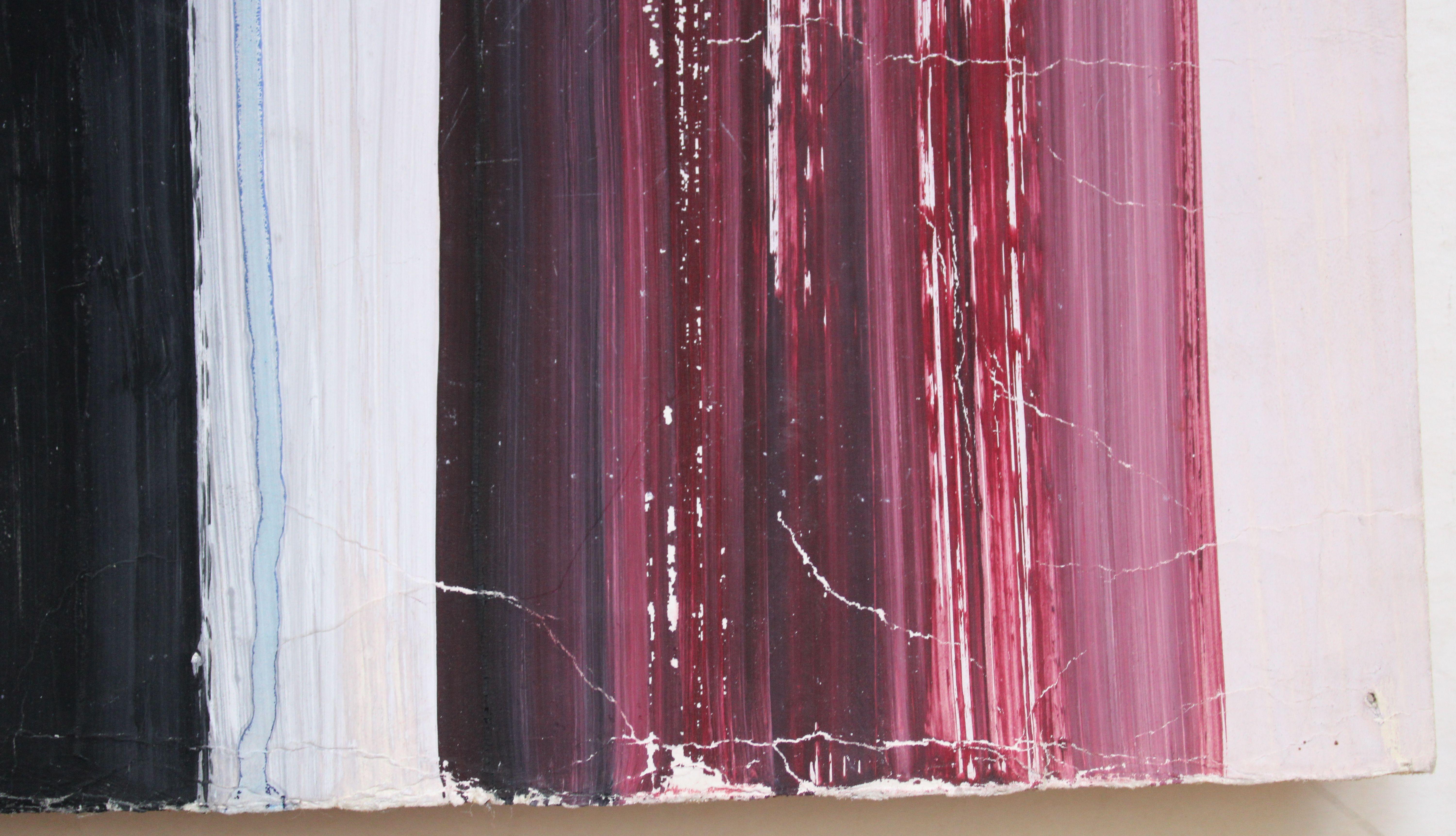 Astrazione 3. 1972, carta, gouache, 55x35 cm in vendita 2