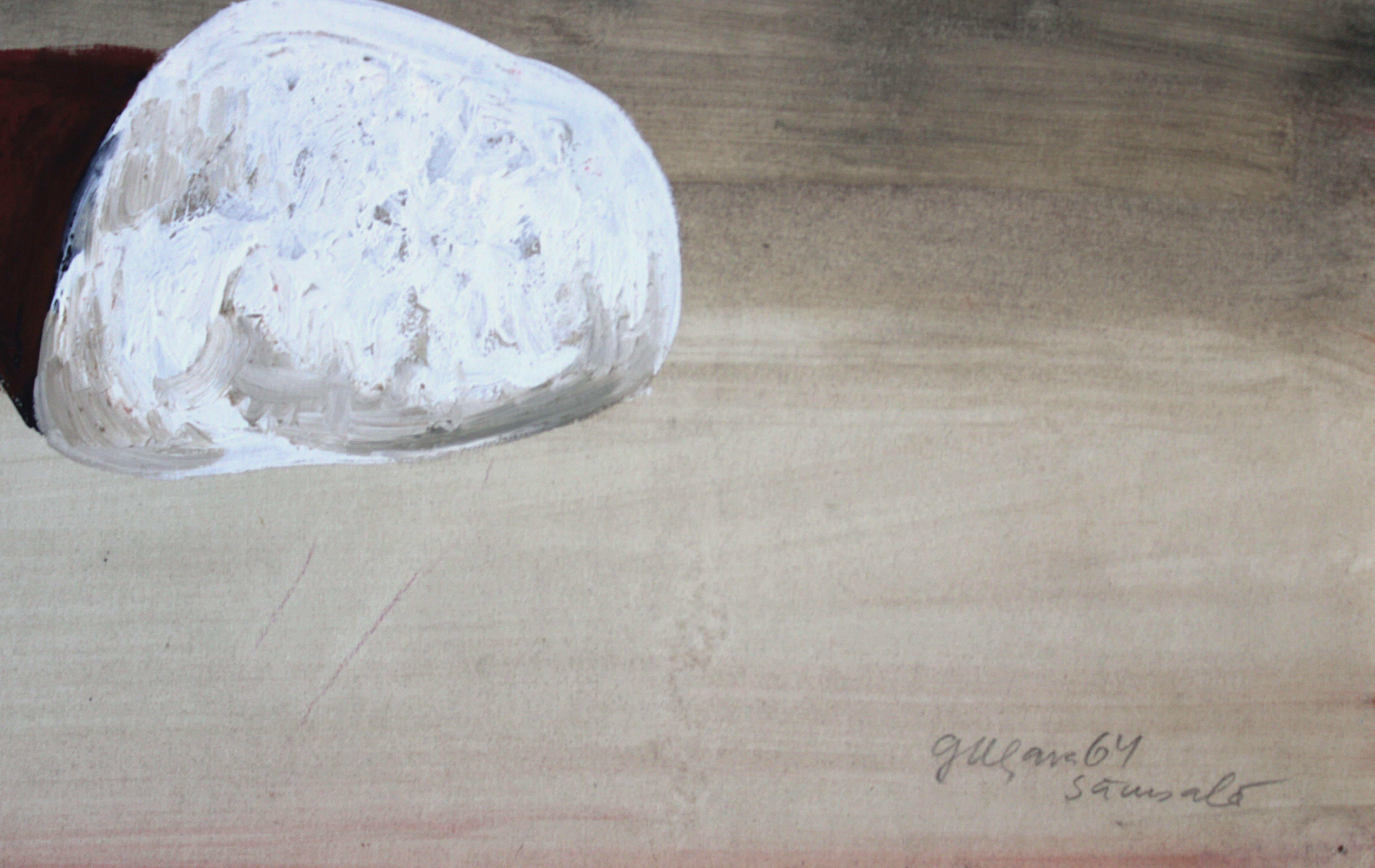 A Saaremaa. Carta, gouache, 37 x 51. 5 cm - Painting di Gunars Klava