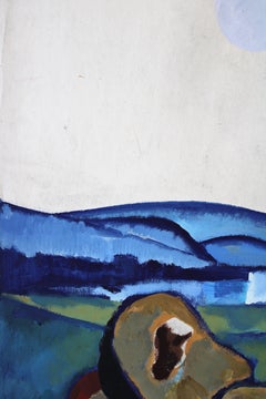 Mushrooms and Mountains. 1968, Papier, Gouache, 83, 5 x 59, 5 cm