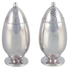 Vintage Gundorph Albertus for Georg Jensen. "Cactus" salt and pepper shakers.