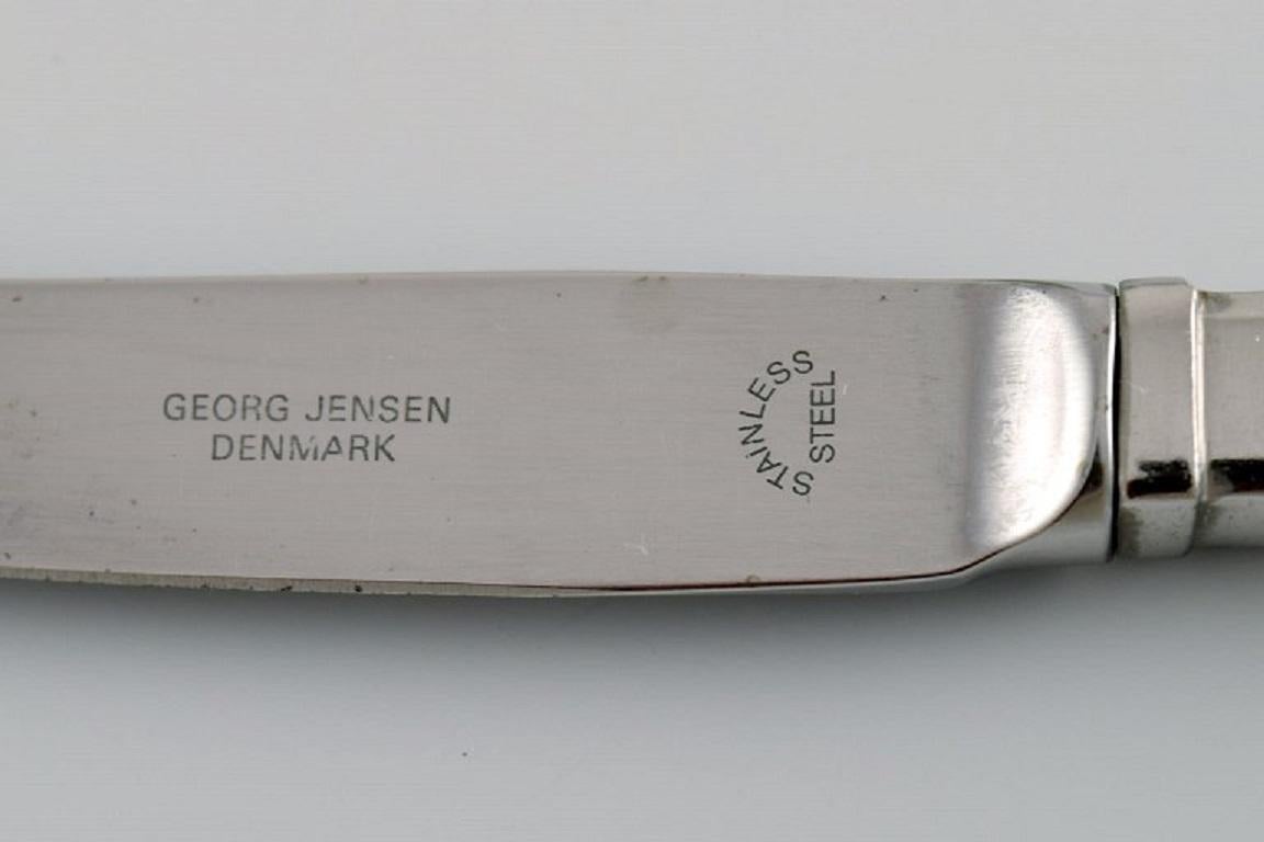 Danish Gundorph Albertus for Georg Jensen, Mitra Fruit Knife, 11 Knives Available For Sale