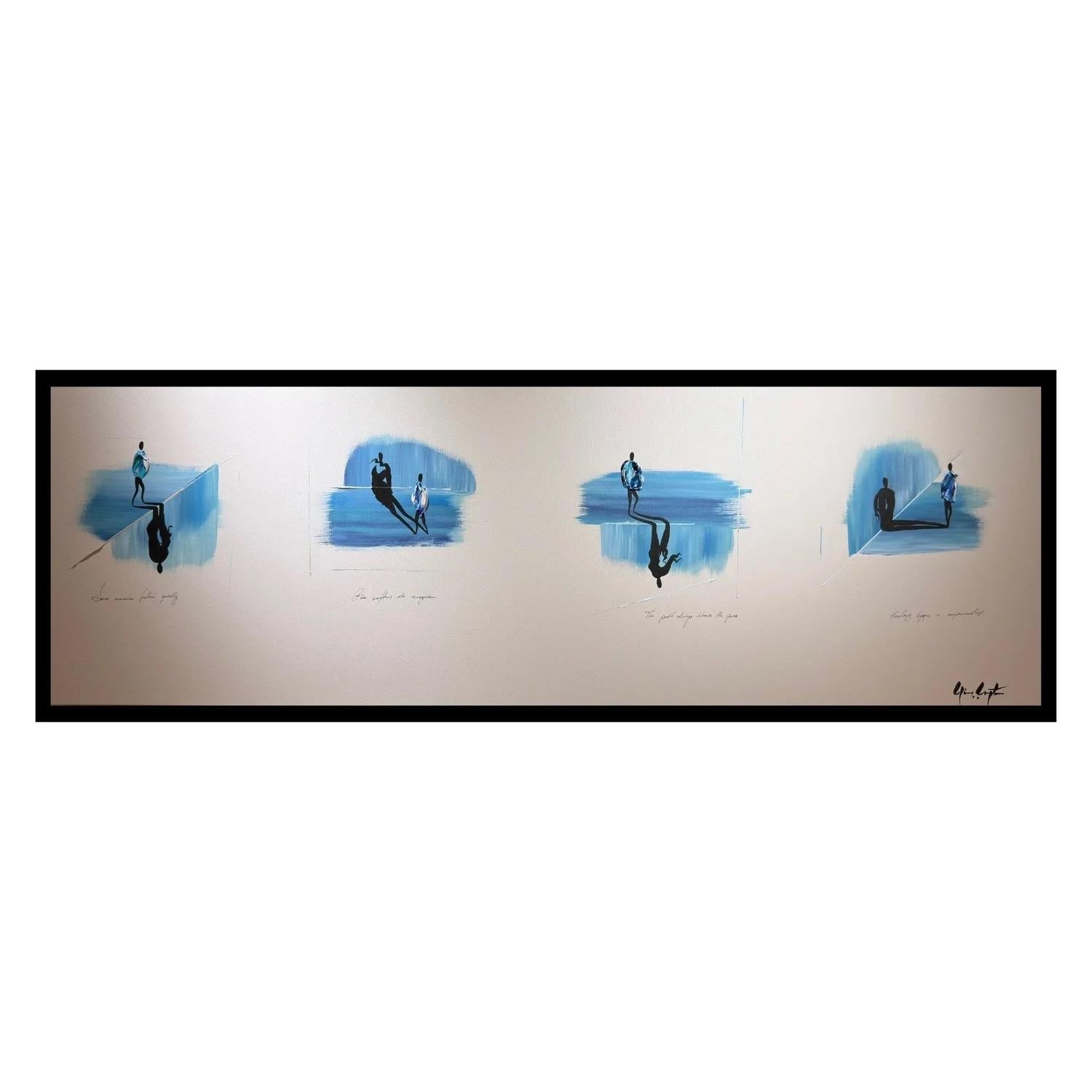 Gunes Caglarcan Abstract Painting - A Quiet Agreement with Memory