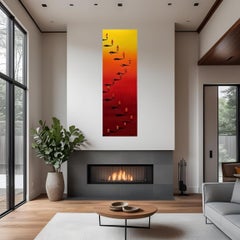 Life Walk di Gunes Caglarcan Olio su tela