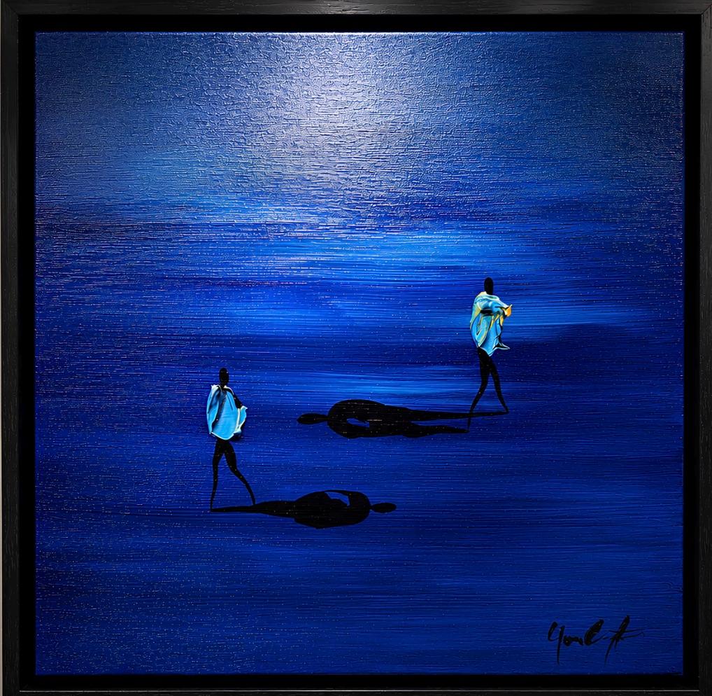 Gunes Caglarcan Abstract Painting - Matching Souls