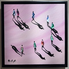 Oil on canvas: 'Finding Your Own'