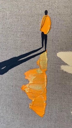 Oil on canvas: 'Lonely Sunset'