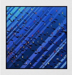 Waves of Our Days by Gunes Caglarcan Oil on Canvas