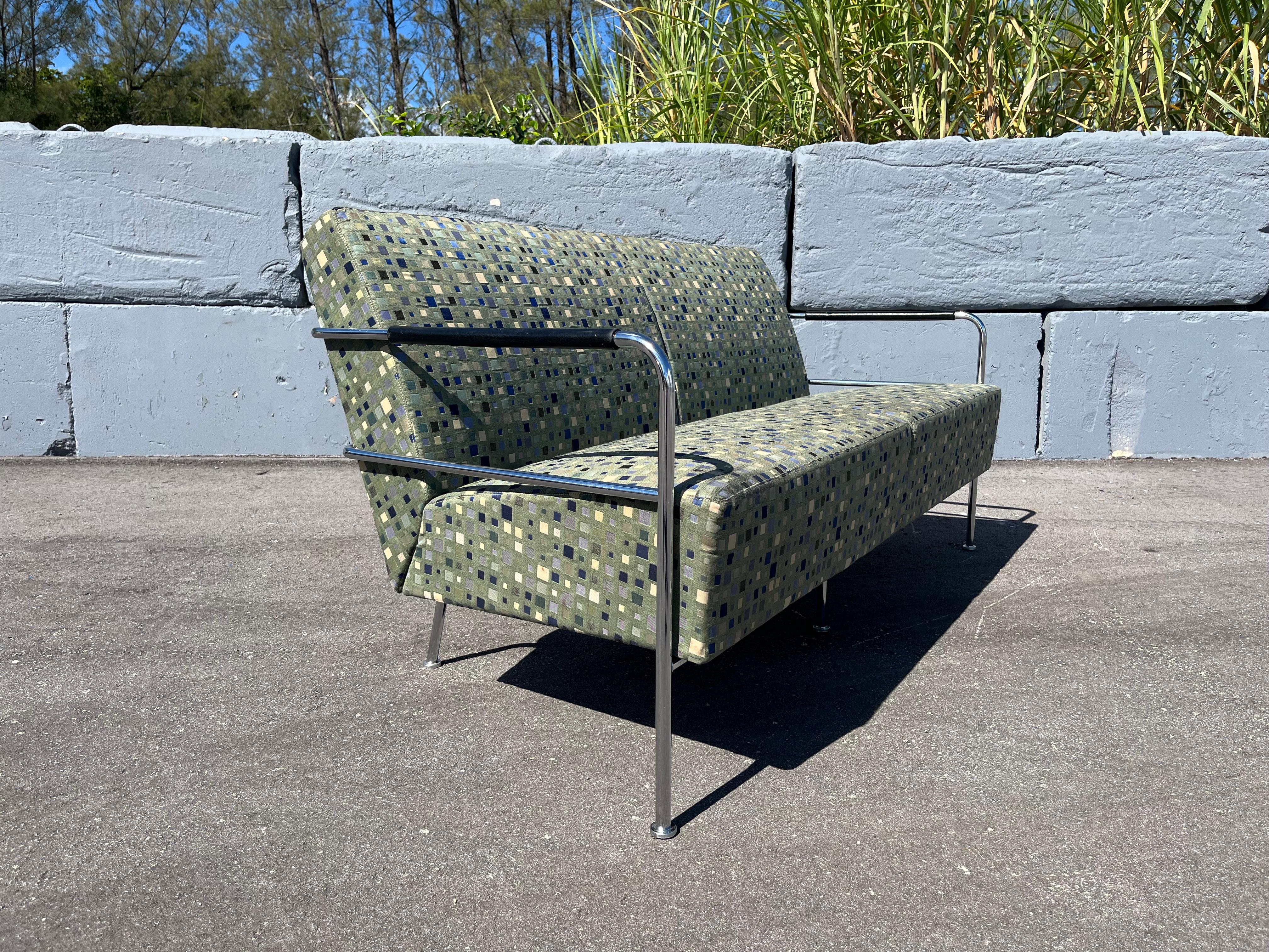 Gunilla Allard für Lammhults Cinema Sofa / Sessel Steel Fabric im Zustand „Gut“ im Angebot in Miami, FL