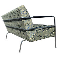 Gunilla Allard pour Lammhults Cinema Sofa / Loveseat Steel Fabric Gunilla Allard pour Lammhults Cinema Sofa / Loveseat Steel Fabric