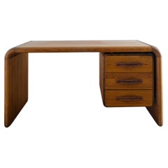 Gunleik Svartdal Desk in Solid Pine Produced in Norway, 1980s