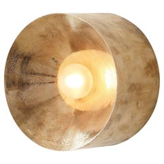 Gunmetal Anton Wall Sconce - Frosted Glass Shell by Volker Haug