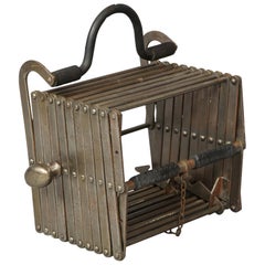 Gunmetal Steel Accordian Ladder
