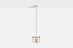 Gunnar Ander, Candelabra, Brass, Sweden 1950s