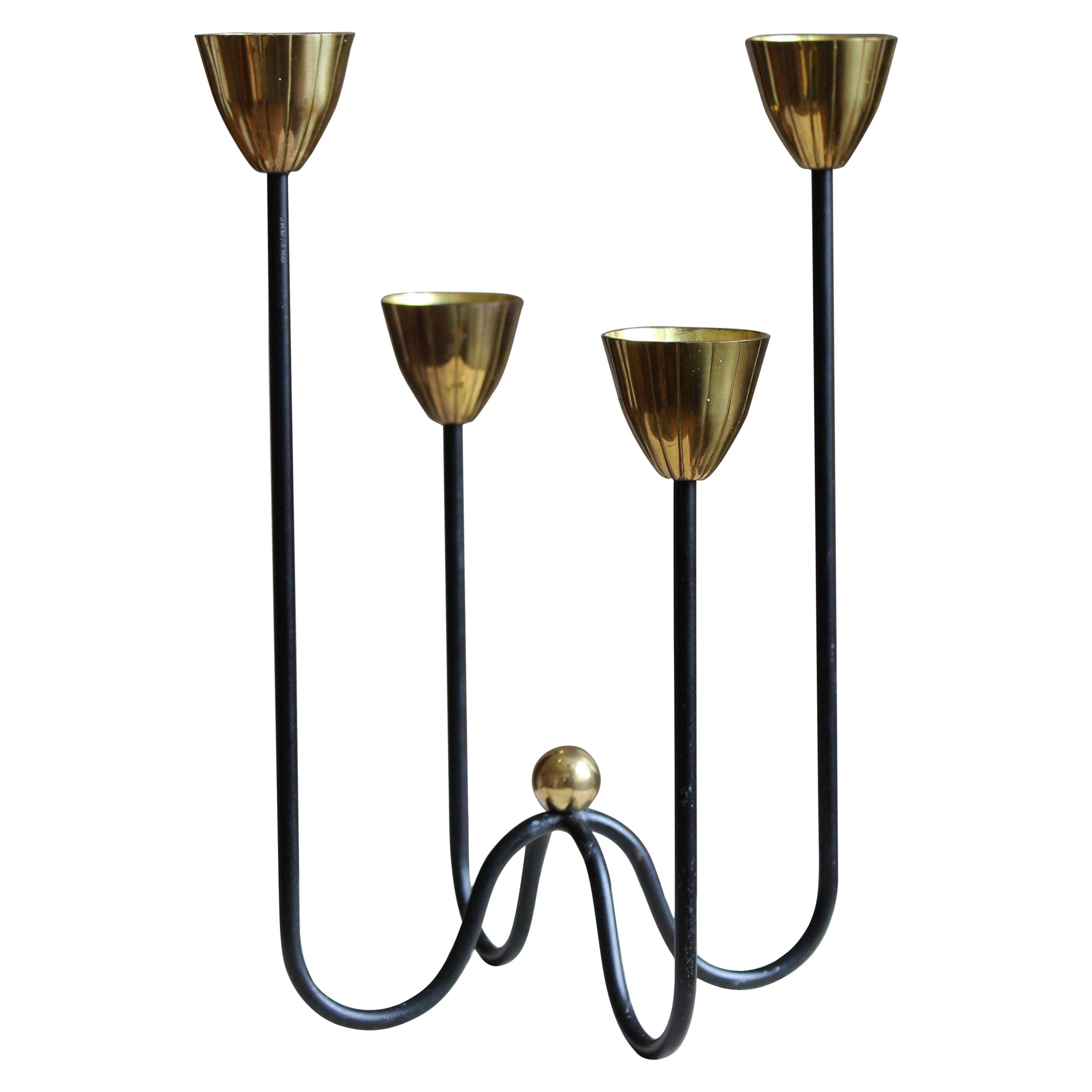 Swedish Modern Candlesticks by Ystad Metall at 1stDibs