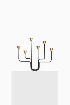 Gunnar Ander Candlestick Produced by Ystad Metall in Sweden