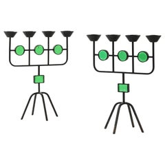Gunnar Ander Candlesticks Produced by Ystad Metall in Sweden
