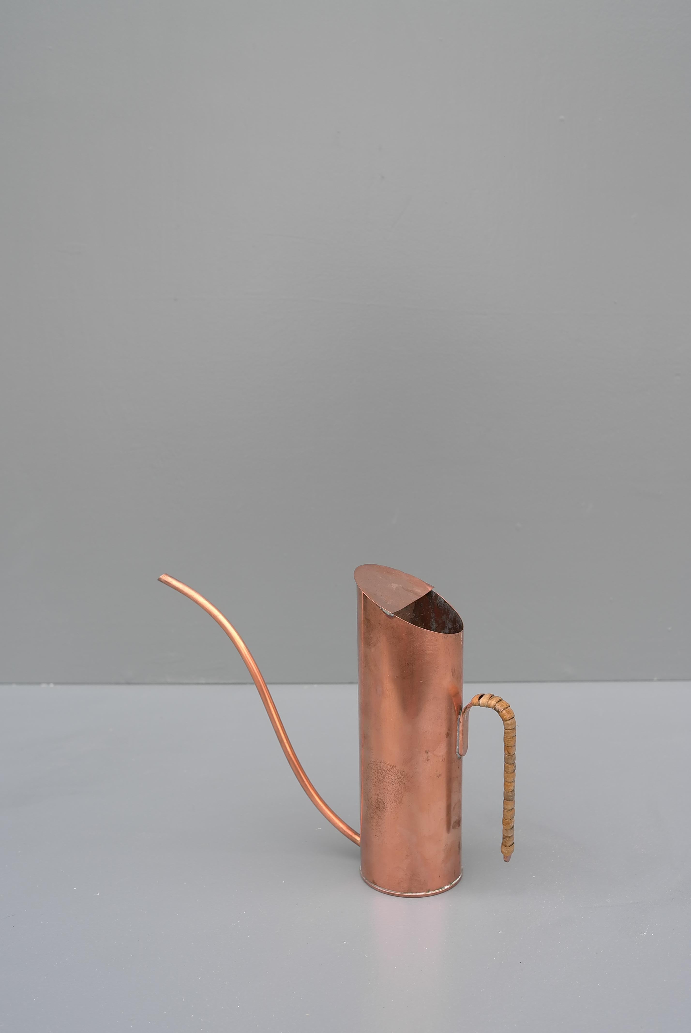 Mid-Century Modern Gunnar Ander Water Pitcher by Ystad Metall, Sweden 1960's For Sale