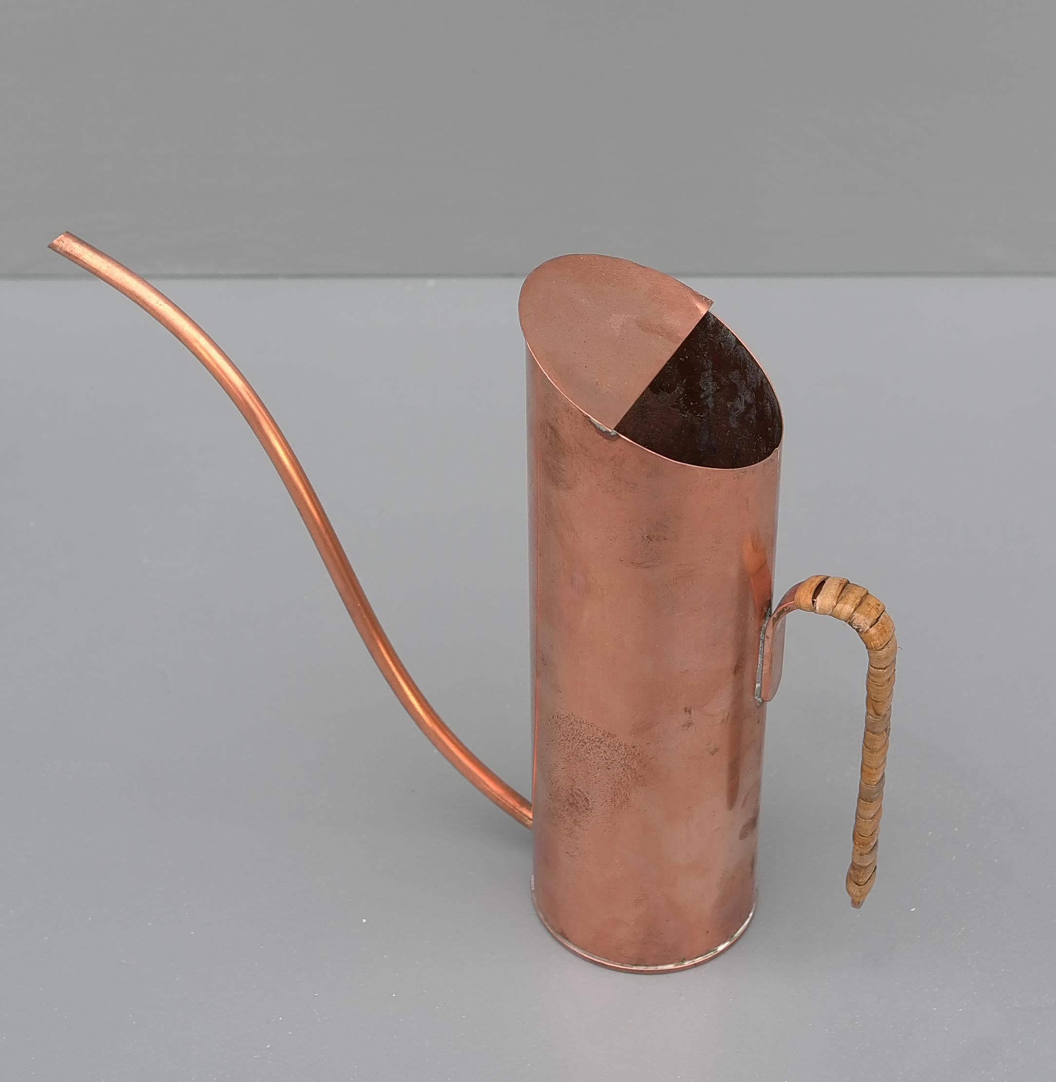 Gunnar Ander Water Pitcher by Ystad Metall, Sweden 1960's For Sale 1