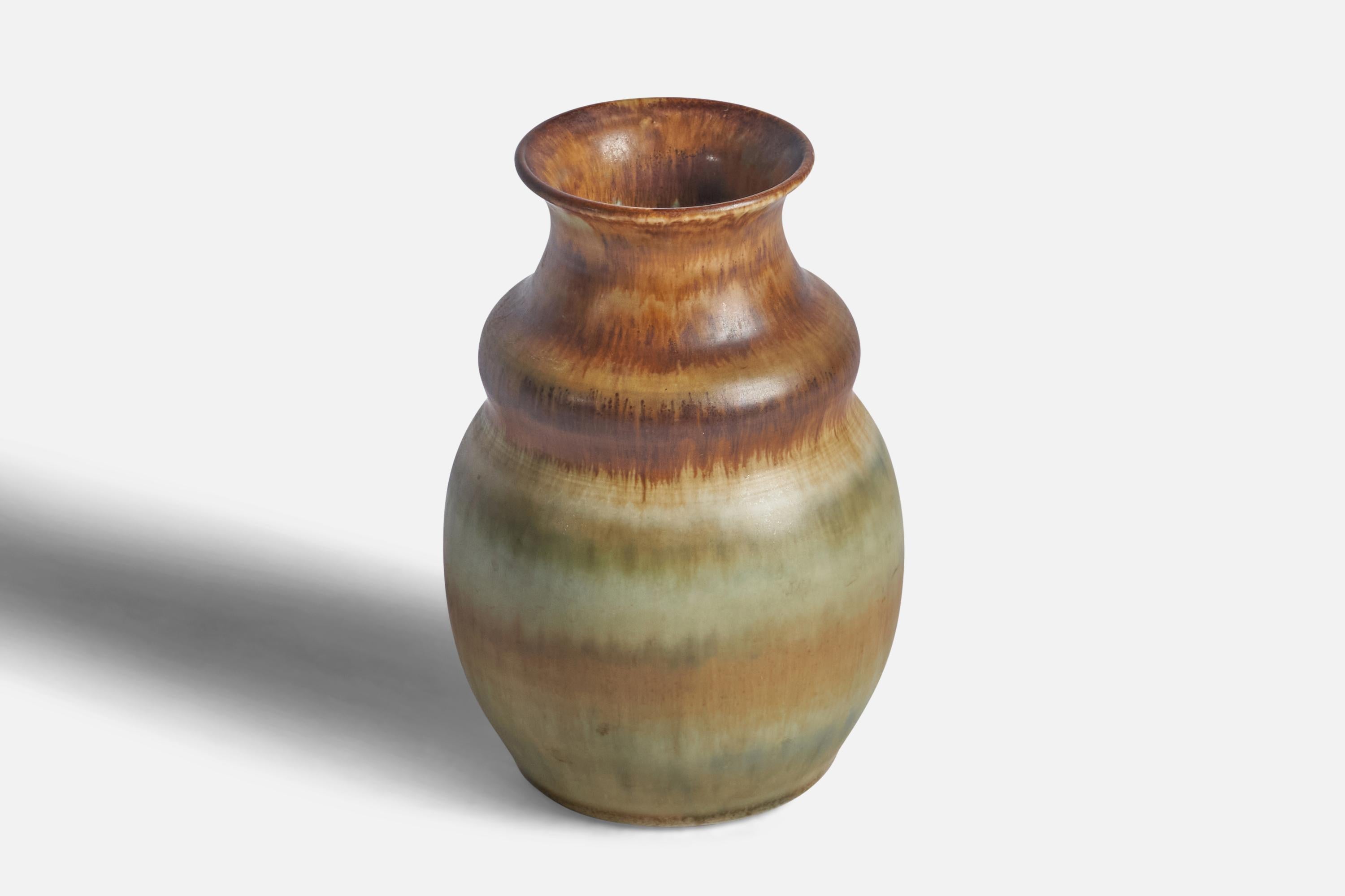 Post-Modern Gunnar Andersson, Vase, Stoneware, Sweden, 1970s For Sale