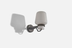 Gunnar Asplund "Attribution", Sconce, Copper, Glass, Sweden, c. 1940s